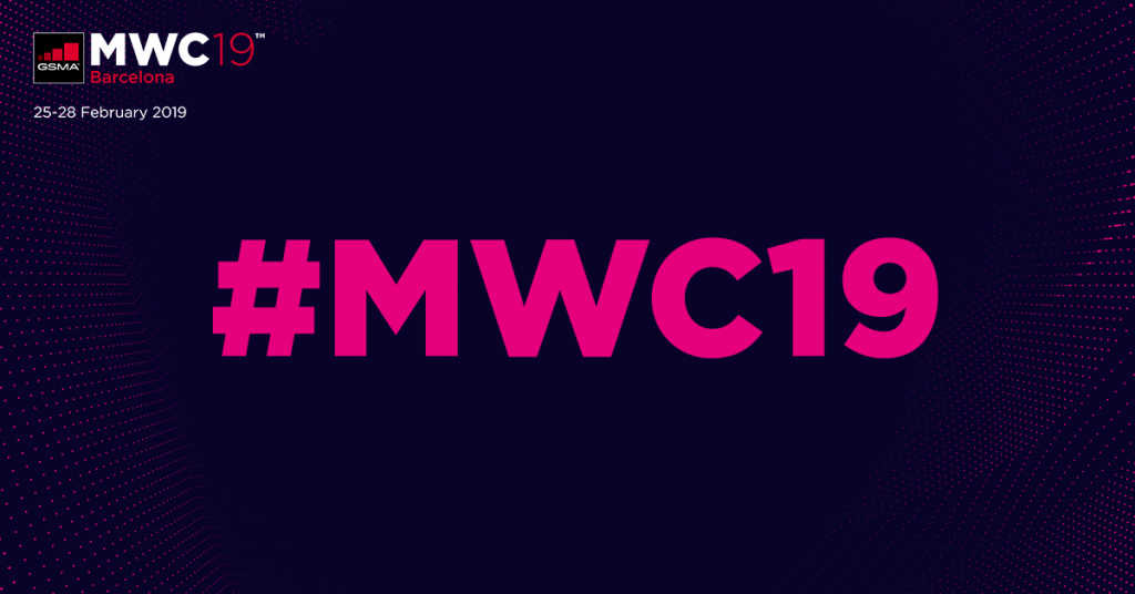 Mobile World Congress Barcelona 2019 logo and hashtag