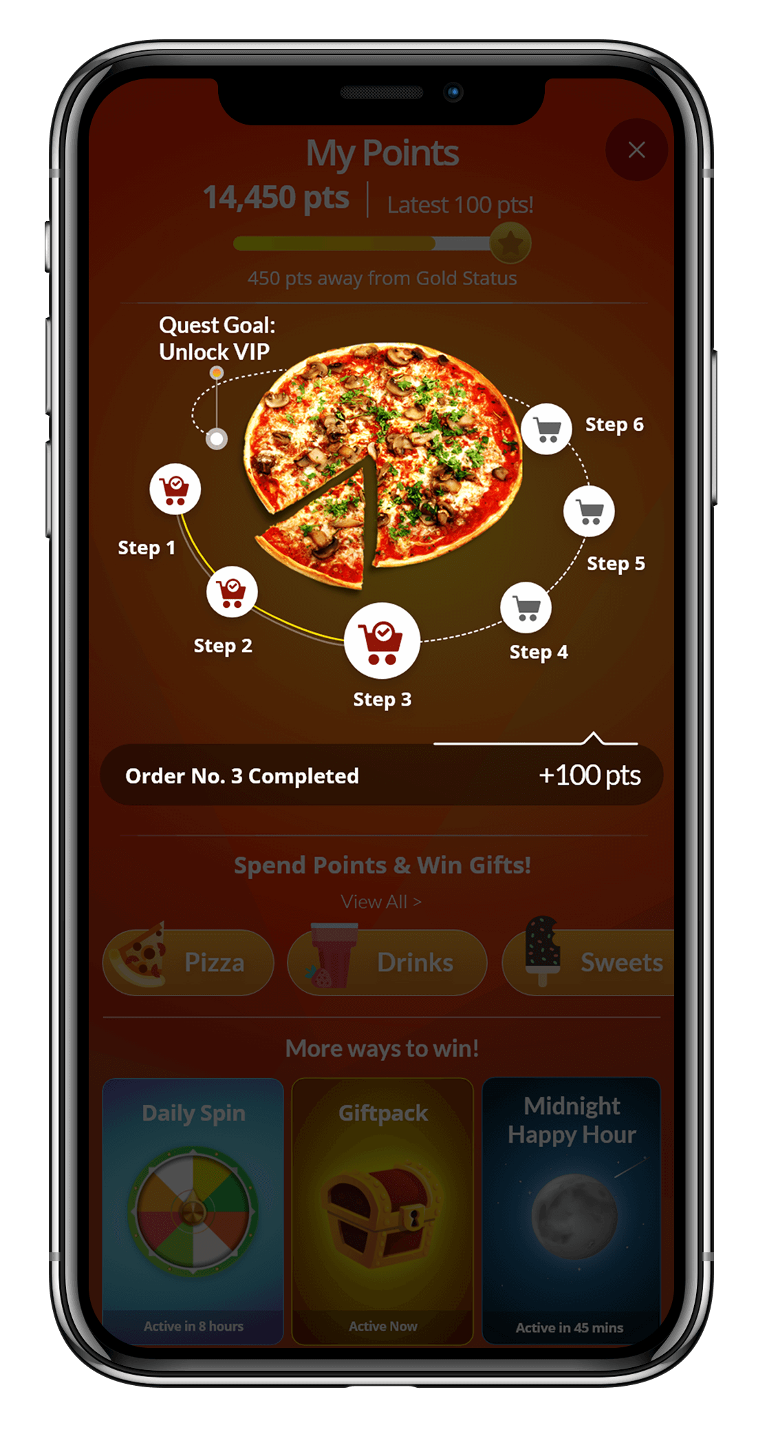 wappier Loyalty Automation for Food and Restaurants - Quest Feature