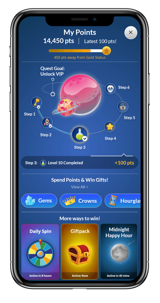 wappier Loyalty Automation for Apps and Games - Quest Feature