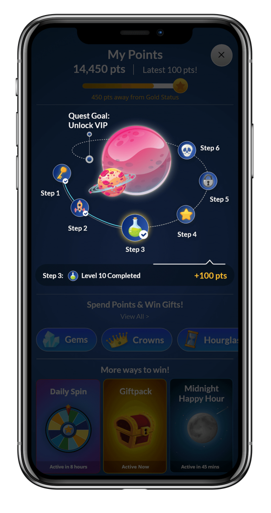 wappier Loyalty Automation for Apps and Games - Quest Feature