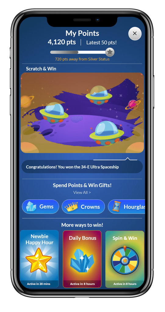 wappier Loyalty Automation for Apps and Games - Scratch and Win Feature