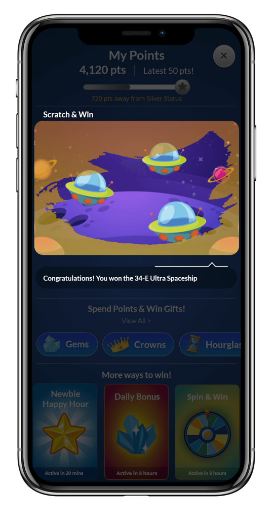 wappier Loyalty Automation for Apps and Games - Scratch and Win Feature