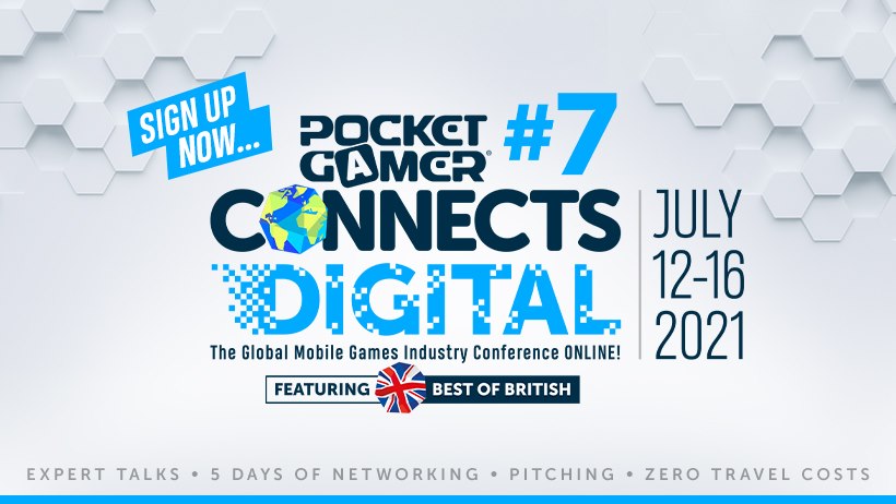 Read more about the article Pocket Gamer Connects Digital #7 – Silver Sponsorship at the Global Mobile Games Conference