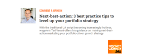 Feature image for wappier post "Next-best-action: 3 best practice tips to level up your portfolio strategy"