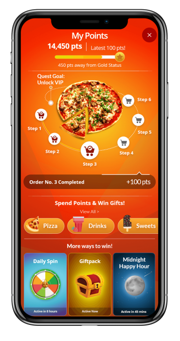 wappier Loyalty Automation for Food and Restaurants wappier Loyalty Automation for Food and Restaurants - Quest Feature